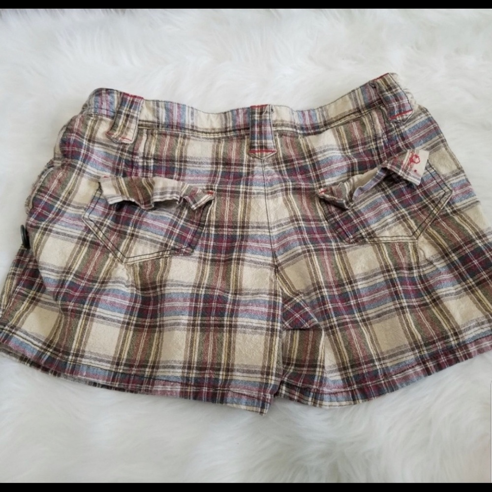 Free People Plaid Shorts 8
